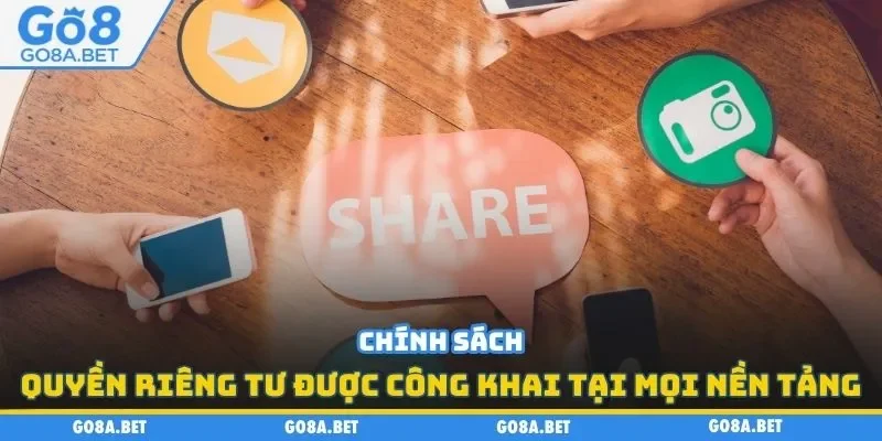Chính sách quyền riêng tư được công khai tại mọi nền tảng