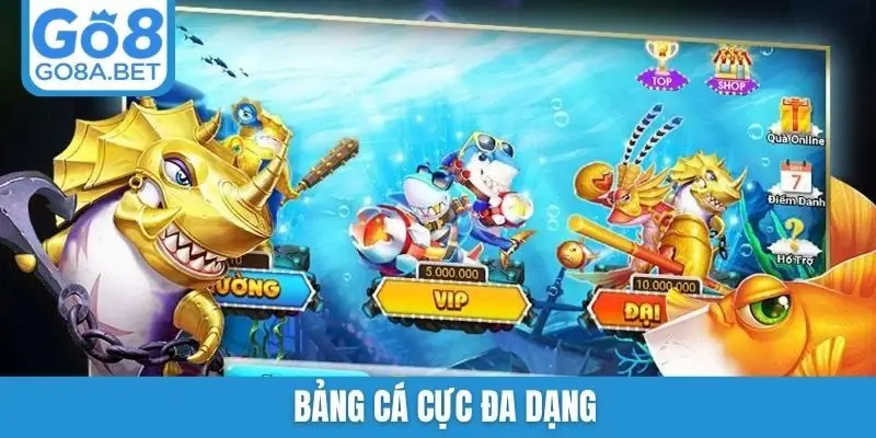 Bảng cá cực đa dạng