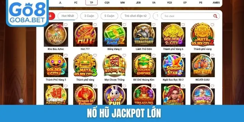 nổ hũ jackpot lớn
