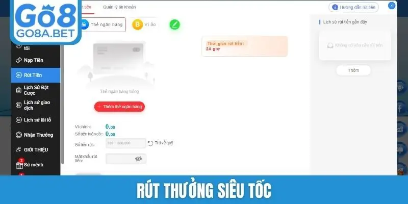Rút thưởng siêu tốc